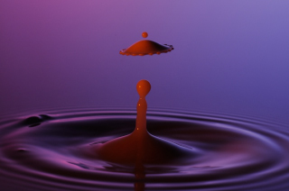 Tropfen in Wasser (215)
