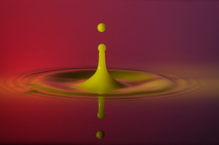 Tropfen in Wasser (322)