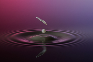 Tropfen in Wasser (393)