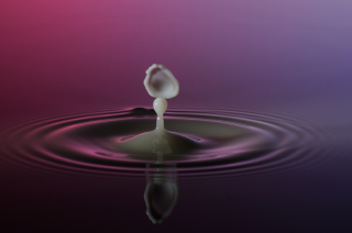 Tropfen in Wasser (395)