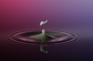 Tropfen in Wasser (408)