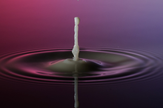 Tropfen in Wasser (441)